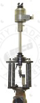 High-speed valve grinding machine VSA-1 mounted on valve